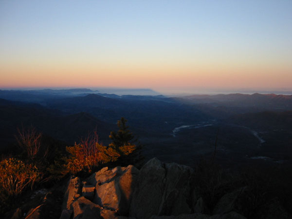 Sunrise from the tower on Mt. Camerer1